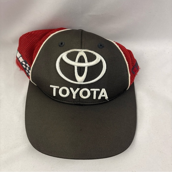 Toyota Racing TRD 2019 Victory Lane NASCAR Embroidered Red/Black/Grey/White Hat - Picture 2 of 9